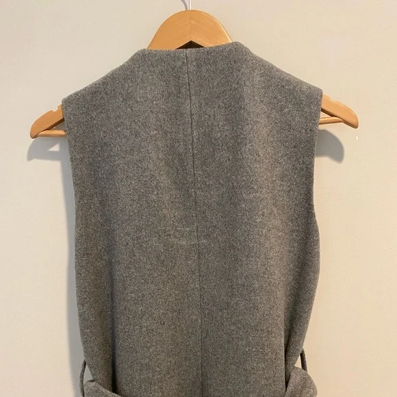 Gray Zara sleeveless trench - Picture 3 of 5